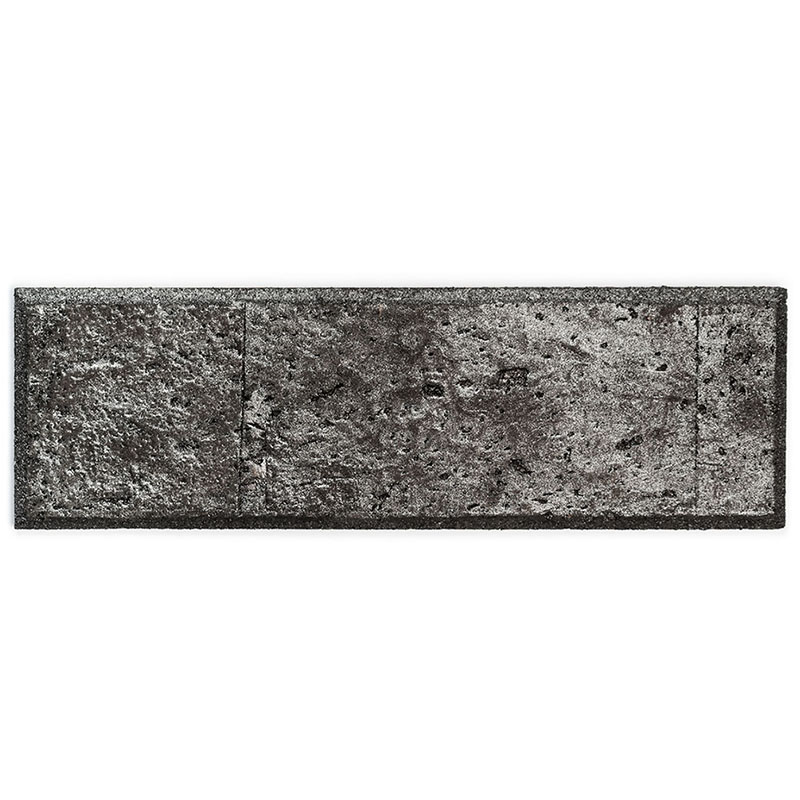 Cork Bricks Bev Black Silver - Designer Surface Solutions