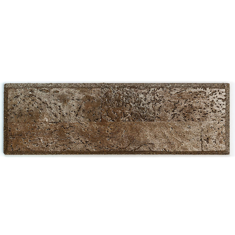 Cork Bricks Bev Brown Silver - Designer Surface Solutions