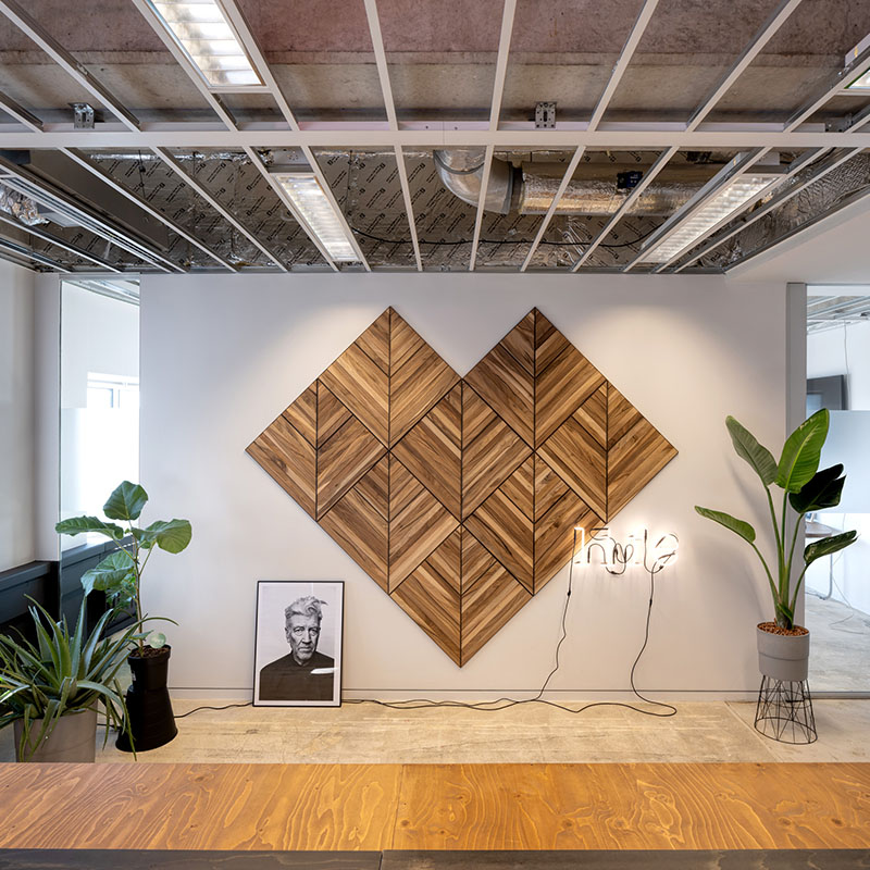 Leaf Walnut Wood Wall Panel 1 - Designer Surface Solutions