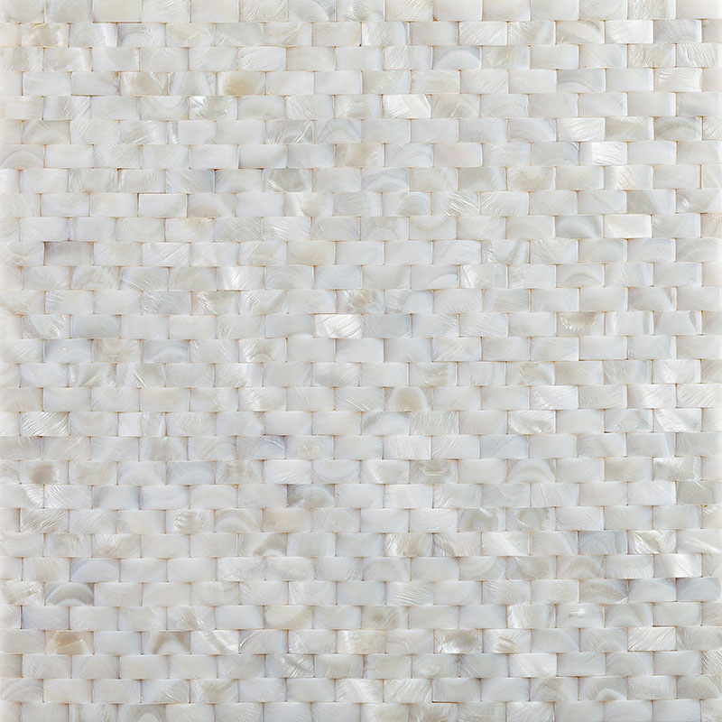 Mother of Pearl Bianco Chique Brick - Designer Surface Solutions