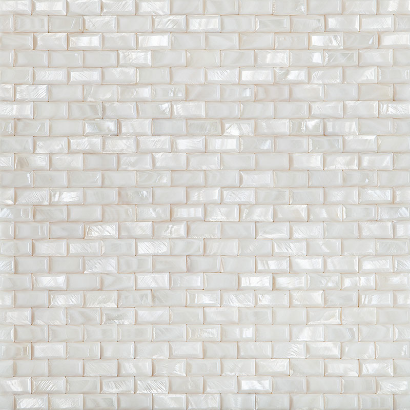 Mother of Pearl Bianco Pavimento Brick - Designer Surface Solutions
