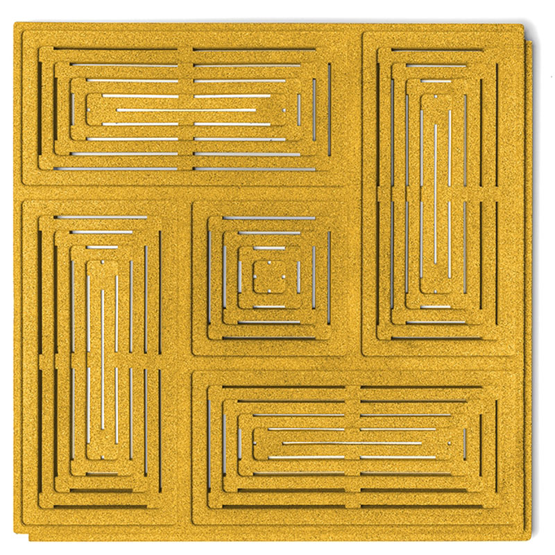 Organic Blocks Acoustic Panels Buzzer Yellow - Designer Surface Solutions
