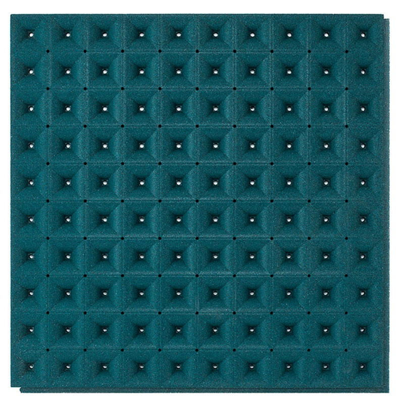 Organic Blocks Acoustic Panels Undertone Emerald - Designer Surface Solutions