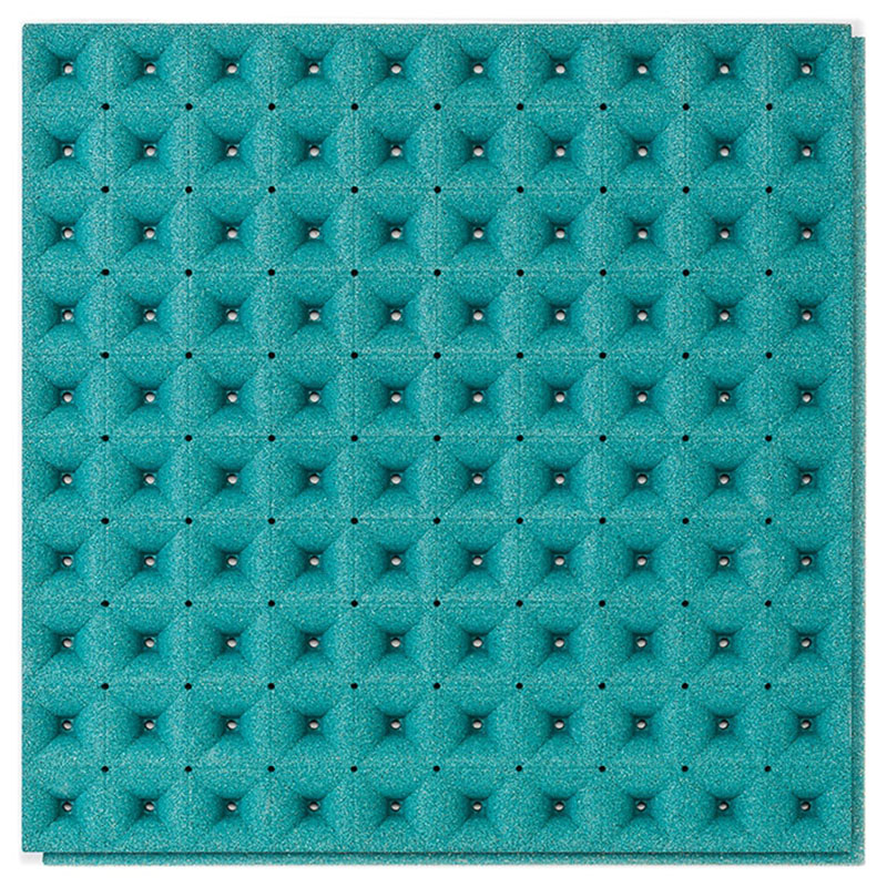 Organic Blocks Acoustic Panels Undertone Turquoise - Designer Surface Solutions