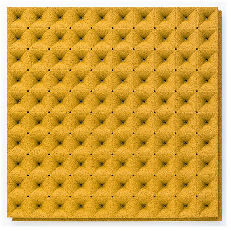 Organic Blocks Acoustic Panels Undertone Yellow - Designer Surface Solutions
