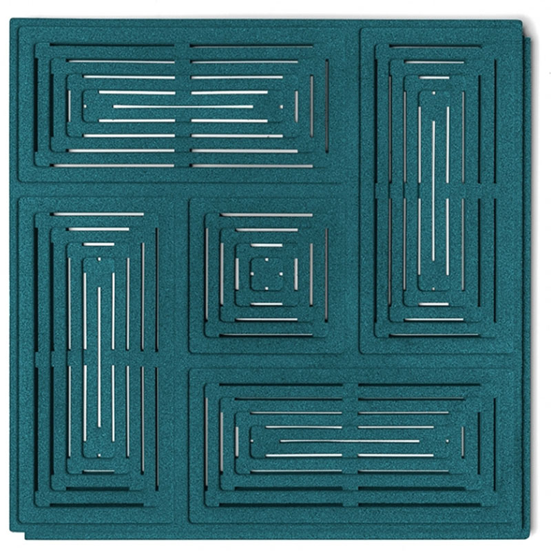 Organic Blocks Acoustic panels Buzzer Emerald - Designer Surface Solutions