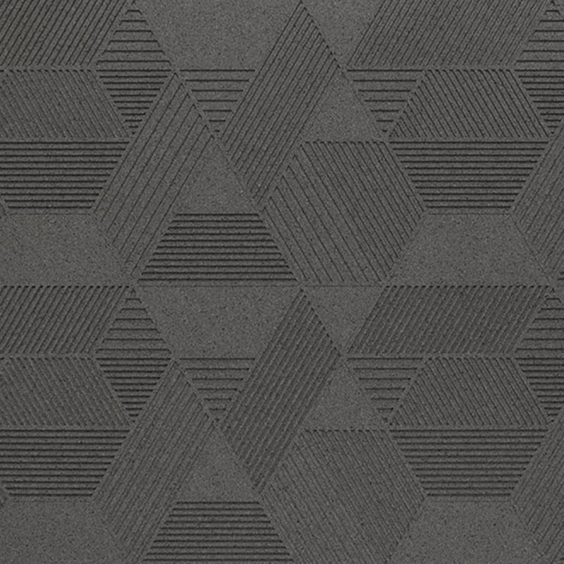 Organic Blocks Cork Strips Geometric Grey - Designer Surface Solutions