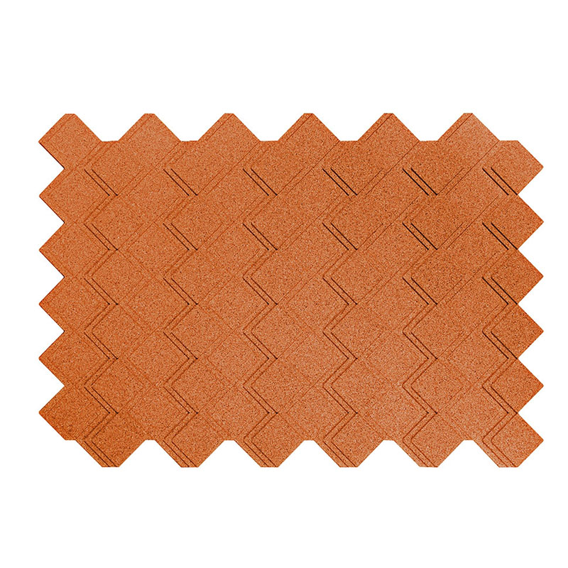 Organic Blocks Cork Strips Step Copper - Designer Surface Solutions