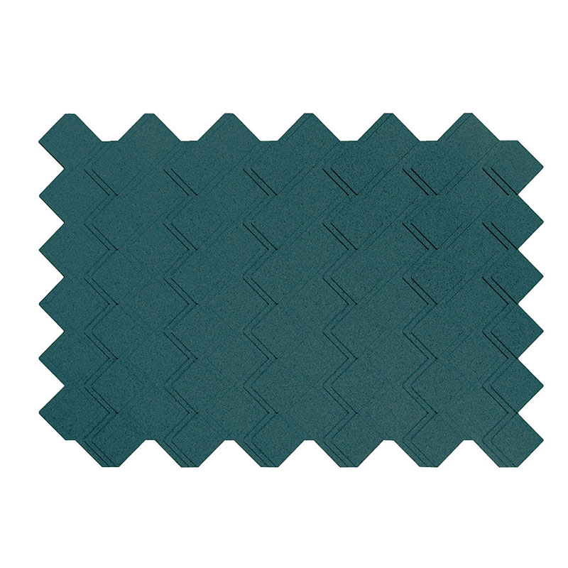 Organic Blocks Cork Strips Step Emerald - Designer Surface Solutions