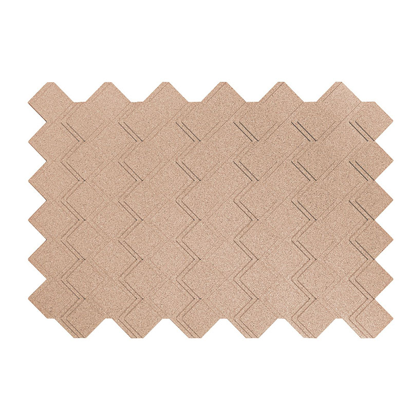 Organic Blocks Cork Strips Step Ivory - Designer Surface Solutions
