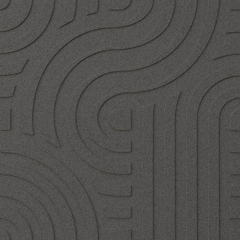 Organic Blocks Cork Strips Wave Grey - Designer Surface Solutions