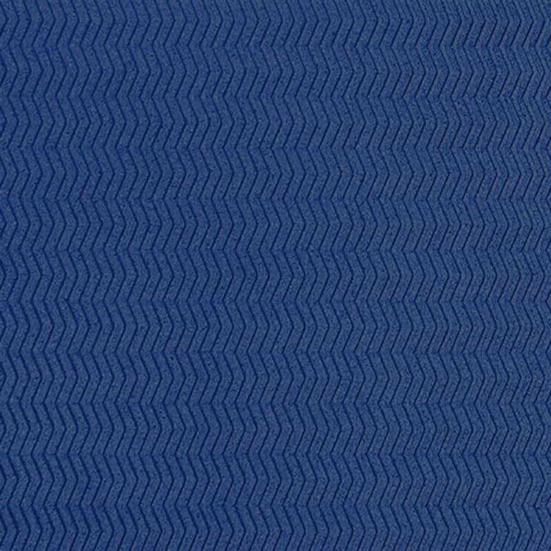 Organic Blocks Cork Strips Zigzag Blue - Designer Surface Solutions