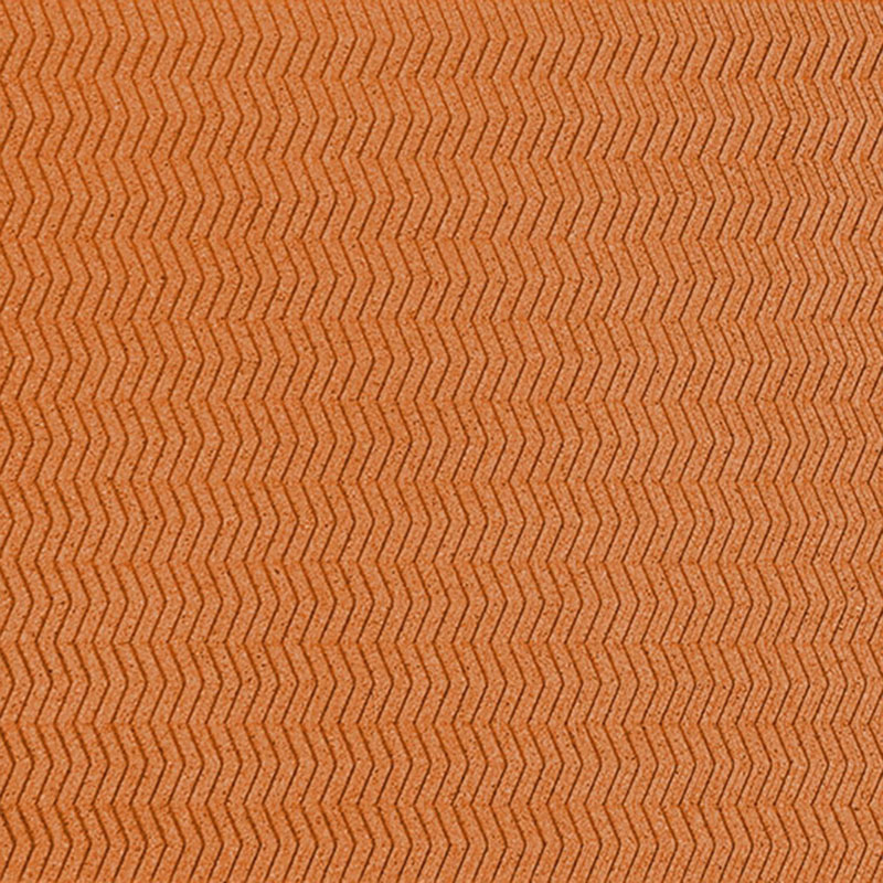 Organic Blocks Cork Strips Zigzag Copper - Designer Surface Solutions