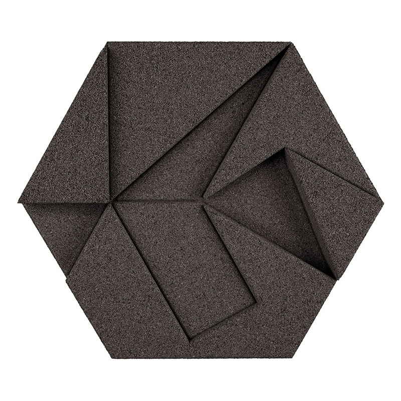 Organic Blocks Hexagon Grey - Designer Surface Solutions