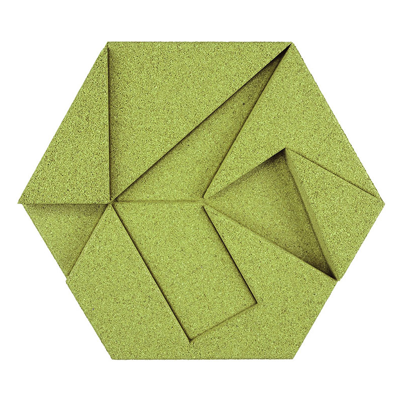Organic Blocks Hexagon Olive - Designer Surface Solutions