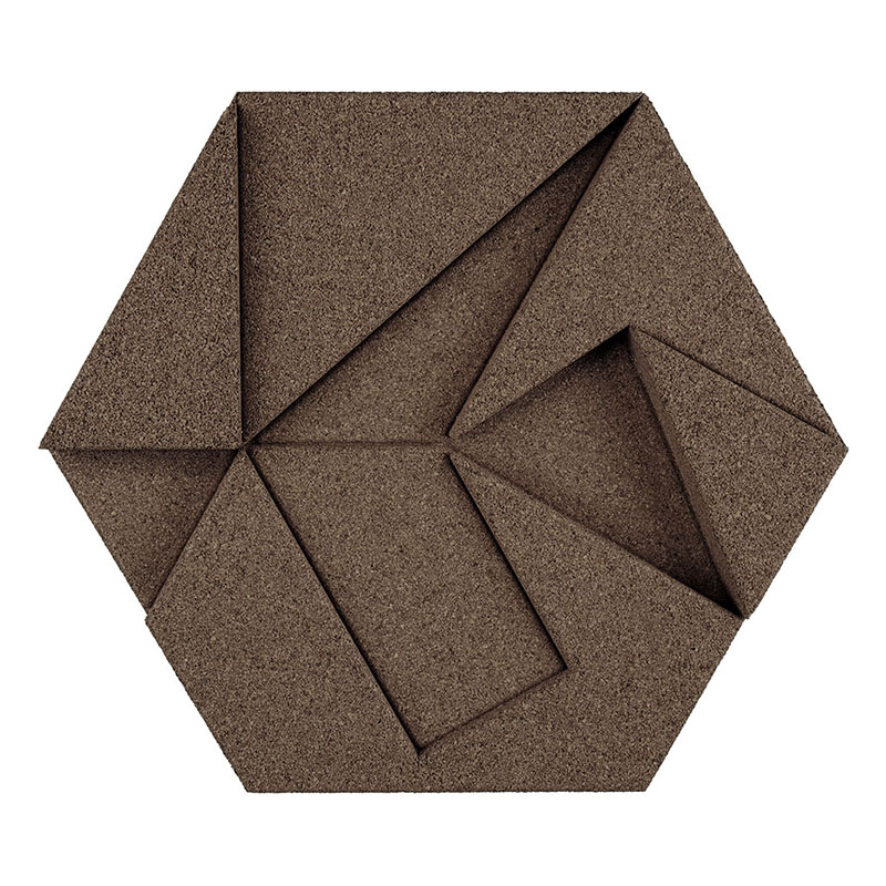 Organic Blocks Hexagon Taupe - Designer Surface Solutions