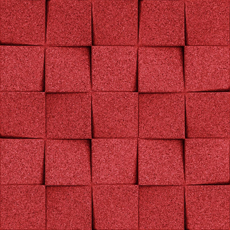 Organic Blocks Mini Chock Red - Designer Surface Solutions