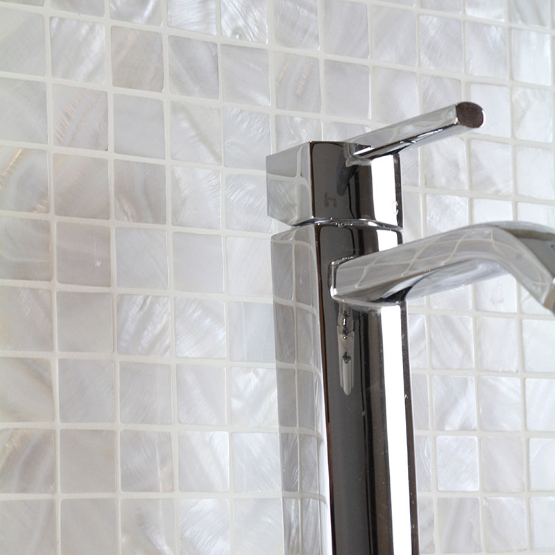 Mosaic Tile Bianco Bathroom 3 - Designer Surface Solutions