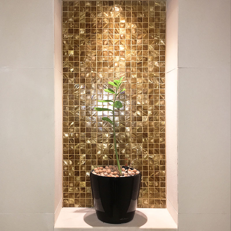 Mosaic Tile Bronze 2 Hotel - Designer Surface Solutions