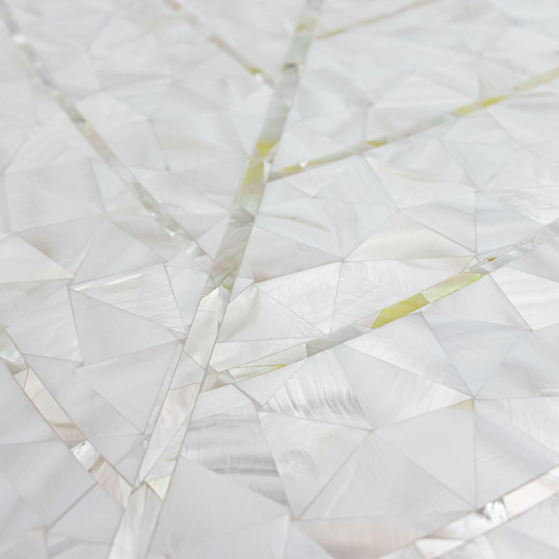 Mother of Pearl Nature's Herringbone 6 - Designer Surface Solutions